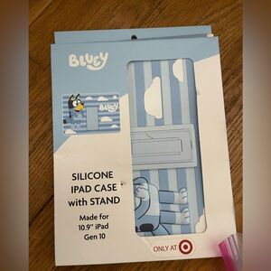 Bluy Silicone iPad Case with Stand for 10.9" iPad Gen 10 - Sky Blue